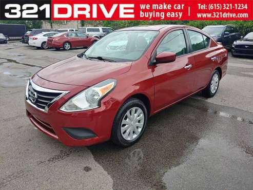 2016 Nissan Versa Red Guaranteed Approval - - by for sale in Nashville, TN