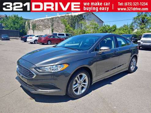 2018 Ford Fusion Gray Guaranteed Approval - - by for sale in Nashville, TN