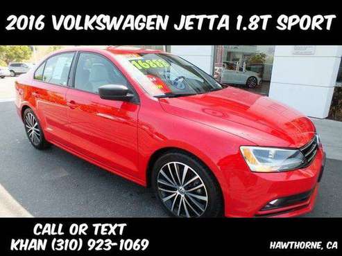 2016 Volkswagen Jetta 1.8T Sport (Low Miles) (Certified Pre-Owned) for sale in Hawthorne, CA