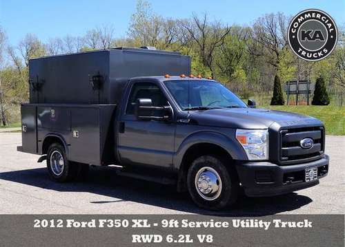 2012 Ford F350 XL - 9ft Service Utility Truck - RWD 6 2L V8 (C39540) for sale in Dassel, MN