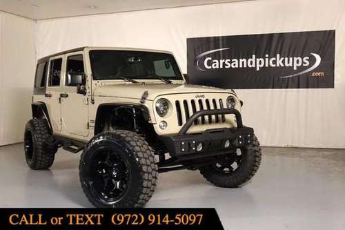2018 Jeep Wrangler JK Unlimited Sport - RAM, FORD, CHEVY, DIESEL,... for sale in Addison, TX