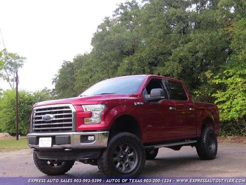 *2015 FORD F-150 XLT* 80K MILES/LIFTED/4X4/REAR VIEW CAM/MUCH MORE!!!! for sale in Tyler, TX
