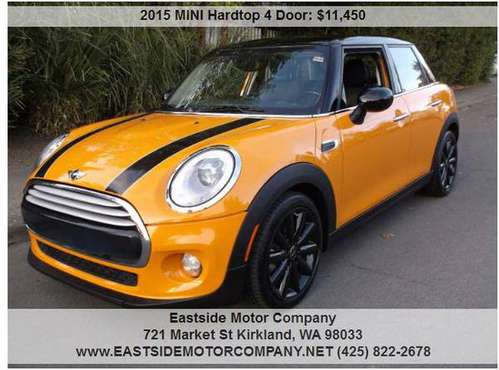 2015 MINI Hardtop 4 Door Cooper - cars & trucks - by dealer -... for sale in Kirkland, WA