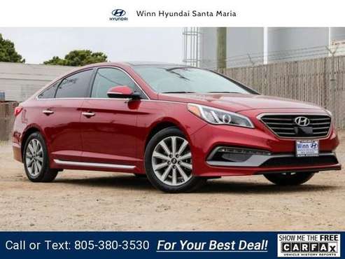 2016 Hyundai Sonata Limited sedan Venetian Red for sale in Santa Maria, CA