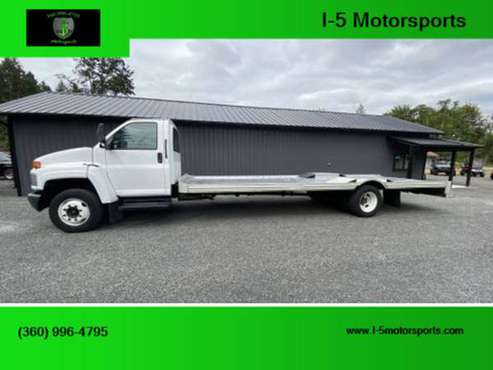 2005 GMC C5500 Kodiak cab & chassis farm work truck 24 flatbed! for sale in OR