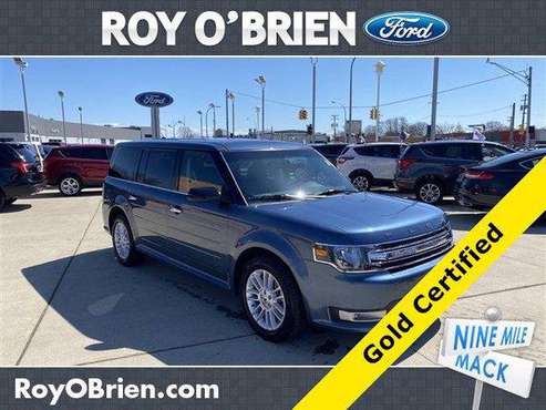 2018 Ford Flex wagon SEL - Ford Blue Metallic - - by for sale in St Clair Shrs, MI