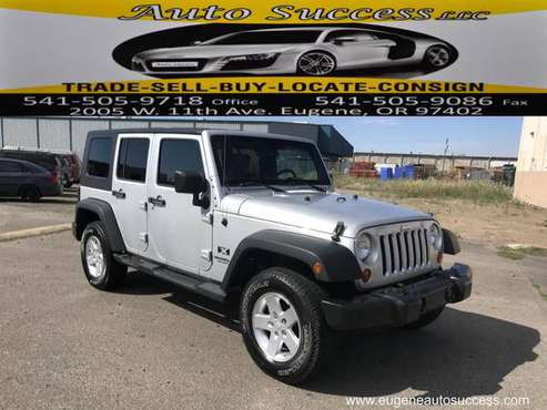 2009 Jeep Wrangler Unlimited X Sport Utility 4wd SPECIAL PRICE -... for sale in Eugene, OR