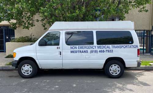 Medical transportation van ford E-250 Econoline - - by for sale in Van Nuys, CA