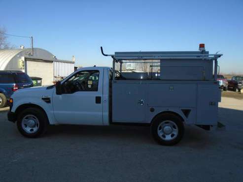 2008 ford f-350 super duty srw utility box low miles 1 owner - cars... for sale in Elgin, IL