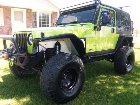 2004 Jeep Wrangler TJ - No Rust - 88, xxx Miles - Working A/C - Clean for sale in Sainte Genevieve, MO