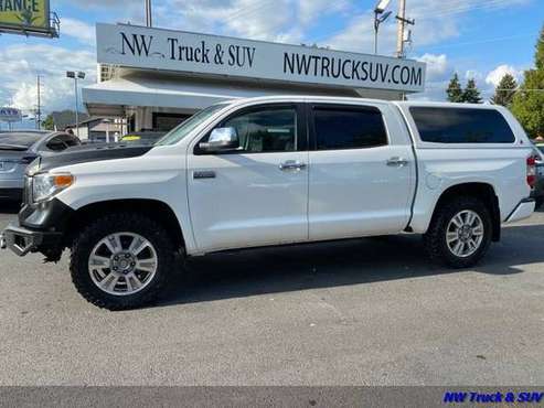 2015 Toyota Tundra Platinum - Leather - 4x4 - Lifted - cars & trucks... for sale in Milwaukee, OR