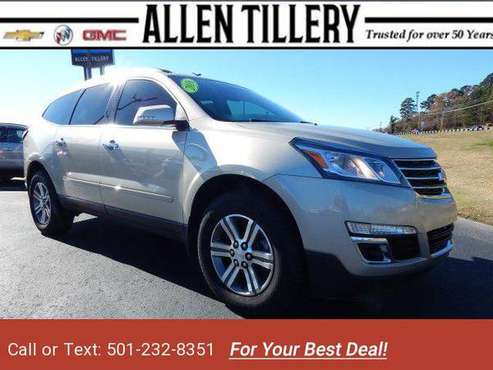 2016 Chevy CHEVROLET TRAVERSE LT hatchback CHAMPAGNE SILVER METALLIC... for sale in Hot Springs, AR