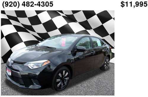 2015 Toyota Corolla LE - cars & trucks - by dealer - vehicle... for sale in Neenah, WI