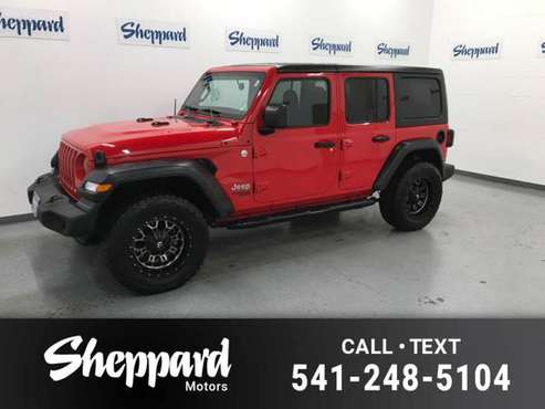 2018 Jeep All-New Wrangler Unlimited Sport S 4x4 for sale in Eugene, OR