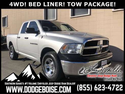 2012 Ram 1500 Tradesman Quad Cab 4WD BED LINER! TOW PACKAGE! for sale in Boise, ID