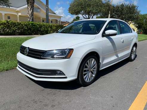 2016 VW VOLKSWAGEN JETTA SEL WHITE, EVERYONE APPROVED - cars &... for sale in Fort Lauderdale, FL