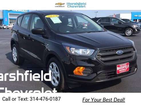 2019 Ford Escape S suv Black - cars & trucks - by dealer - vehicle... for sale in Marshfield, MO