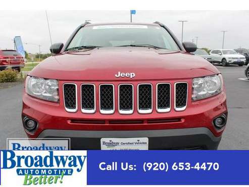 2015 Jeep Compass SUV Sport - Jeep Deep Cherry Red Crystal Pearlcoat for sale in Green Bay, WI