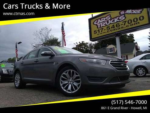 2014 Ford Taurus Limited ~ Leather, Moon, Loaded ! for sale in Howell, MI