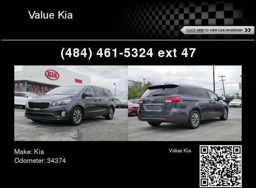 2018 Kia Sedona SE - cars & trucks - by dealer - vehicle automotive... for sale in Philadelphia, PA