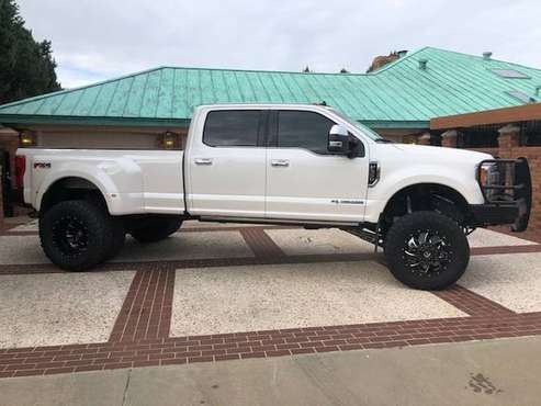 2019 FORD F-350 PLATINUM DIESEL 4X4 CREW DUALLY BIGFOOT!! - cars &... for sale in Amarillo, TX