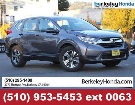 2018 *Honda CR-V* SUV LX - Honda grey - cars & trucks - by dealer -... for sale in Berkeley, CA