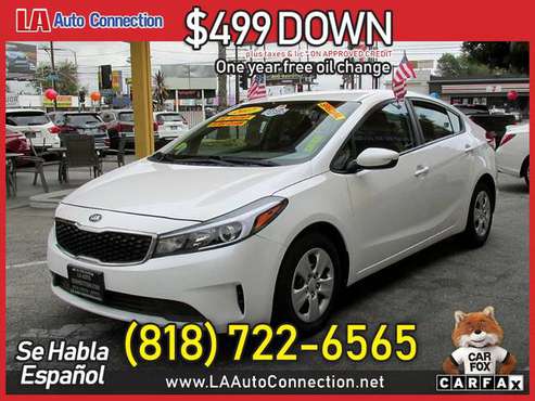 2017 KIA Forte LX FOR ONLY 190/mo! - - by dealer for sale in Van Nuys, CA
