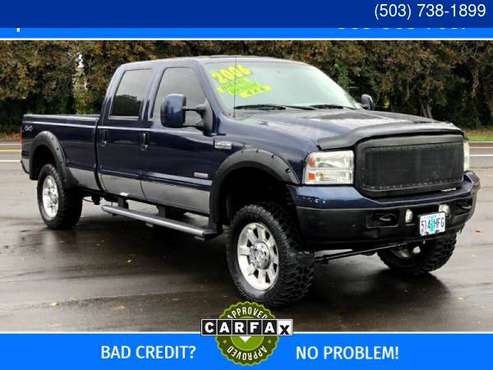 2006 FORD F-250 XLT CREW CAB 4X4 LONG BED DIESEL BULLET PROOFED XLT... for sale in Gladstone, OR