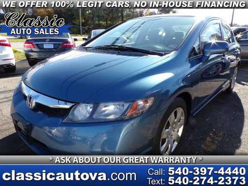 2010 Honda Civic LX Sedan 5-Speed MT - cars & trucks - by dealer -... for sale in Roanoke, VA