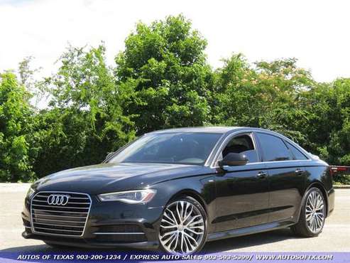 *2016 AUDI A6 2.0T PREMIUM* 1 OWNER/NAV/LEATHER/SUN ROOF/FULLY LOADED! for sale in Tyler, TX