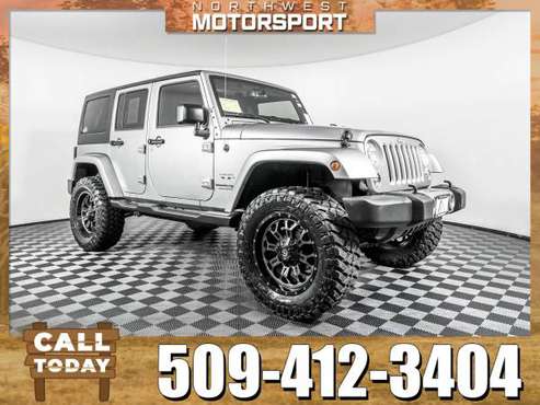 Lifted 2018 *Jeep Wrangler* Unlimited Sahara 4x4 for sale in Pasco, WA