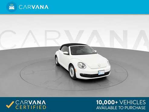 2015 VW Volkswagen Beetle 1.8T Convertible 2D Convertible WHITE - for sale in Columbia, SC