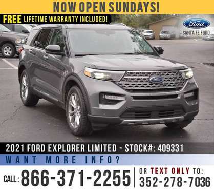 2021 FORD EXPLORER LIMITED 3, 000 off MSRP! for sale in Alachua, FL
