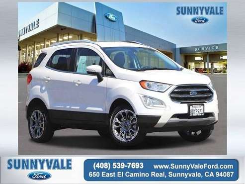 2018 Ford Ecosport Titanium - - by dealer - vehicle for sale in Sunnyvale, CA