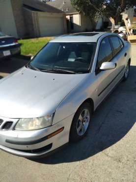 04 SAAB 9-3,160K,MAUAL,A/C,LEATHER,TINTED,SUNROOF,MAG RIMS, RUN... for sale in Stafford, TX