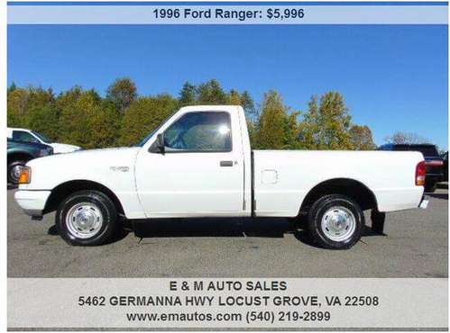 1996 Ford Ranger XL 1 Owner for sale in LOCUST GROVE, VA