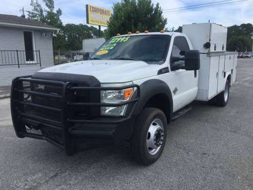 2015 FORD F550 REGULAR CAB 4X4 11' UTILITY BODY DIESEL DUALLY - cars... for sale in Wilmington, NC