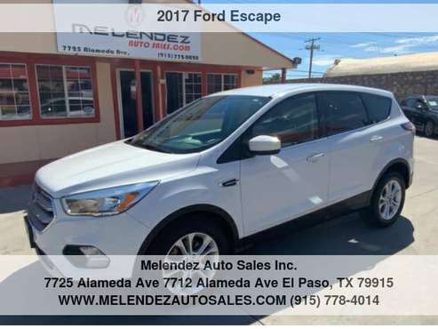 2017 Ford Escape FWD 4dr SE - cars & trucks - by dealer - vehicle... for sale in El Paso, TX