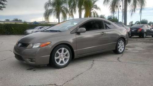 2007 Honda Civic LX Coupe Only $295 Down Payment 100% credit Approval for sale in Longwood , FL