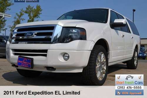 4WD*3RD ROW*2011 FORD EXPEDITION EL LIMITED* - cars & trucks - by... for sale in Syracuse, NY