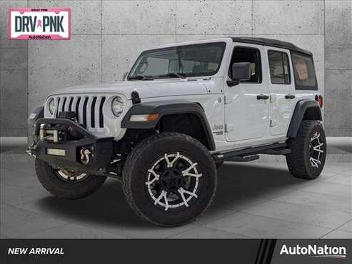 2018 Jeep Wrangler Unlimited Sport S 4x4 4WD Four Wheel SKU: JW123544 for sale in Fort Worth, TX