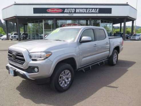 2018 Toyota Tacoma SR5 4WD Four Door Double Cab Truck Loaded Low for sale in Portland, OR