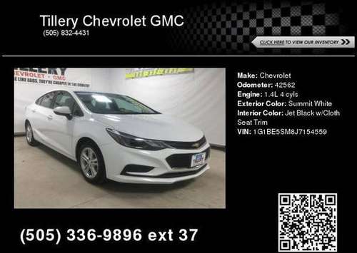 2018 Chevrolet Cruze LT Auto for sale in Moriarty, NM