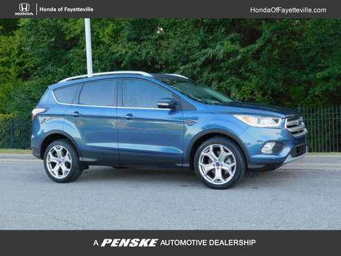 2018 *Ford* *Escape* *Titanium FWD* BLUE for sale in Fayetteville, AR