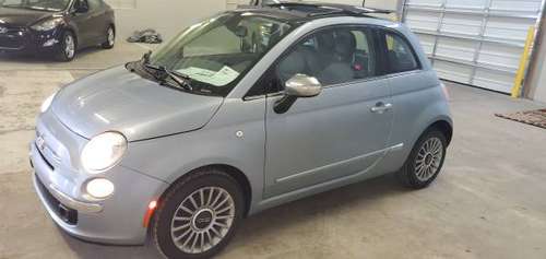 2013 Fiat 500, Leather, 5 Speed Manual Transmission, Sunroof - cars... for sale in Olathe, MO