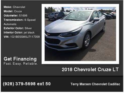 2018 Chevrolet Cruze **Easy Financing at Terry Marxen** for sale in Flagstaff, NM