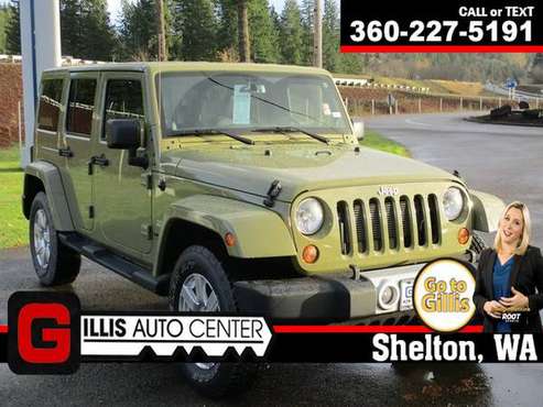 ONLY 20K MILES 2013 Jeep Wrangler 4x4 4WD Unlimited Sahara SUV -... for sale in Shelton, WA