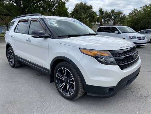 2014 Ford Explorer Sport SUV Eco Boost 4X4 Leather 3RD Row Tow for sale in Okeechobee, FL