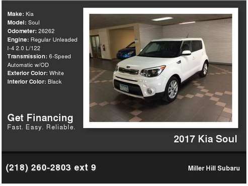 2017 Kia Soul + - cars & trucks - by dealer - vehicle automotive sale for sale in Duluth, MN