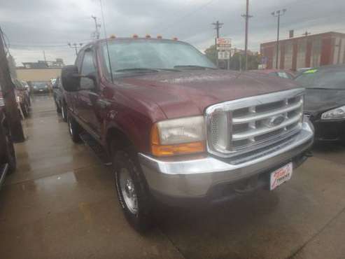 2000 Ford F-350 SuperCab XLT 4WD Single Wheel Red for sale in Des Moines, IA
